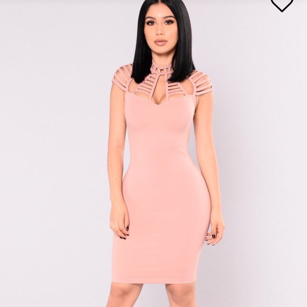 Size M Fashinova Dress. Color: Mauve. NWT.